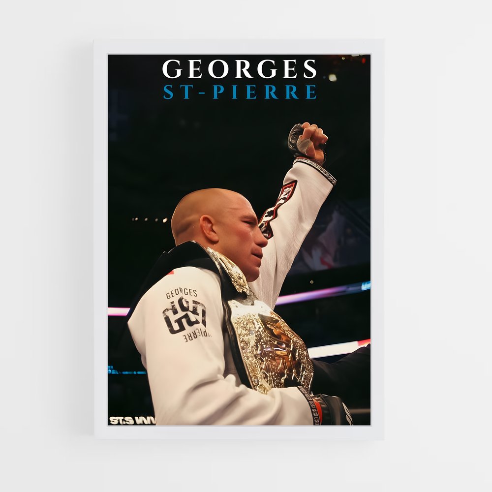Poster Le Micro de GSP – affiche MMA (vue 3)
